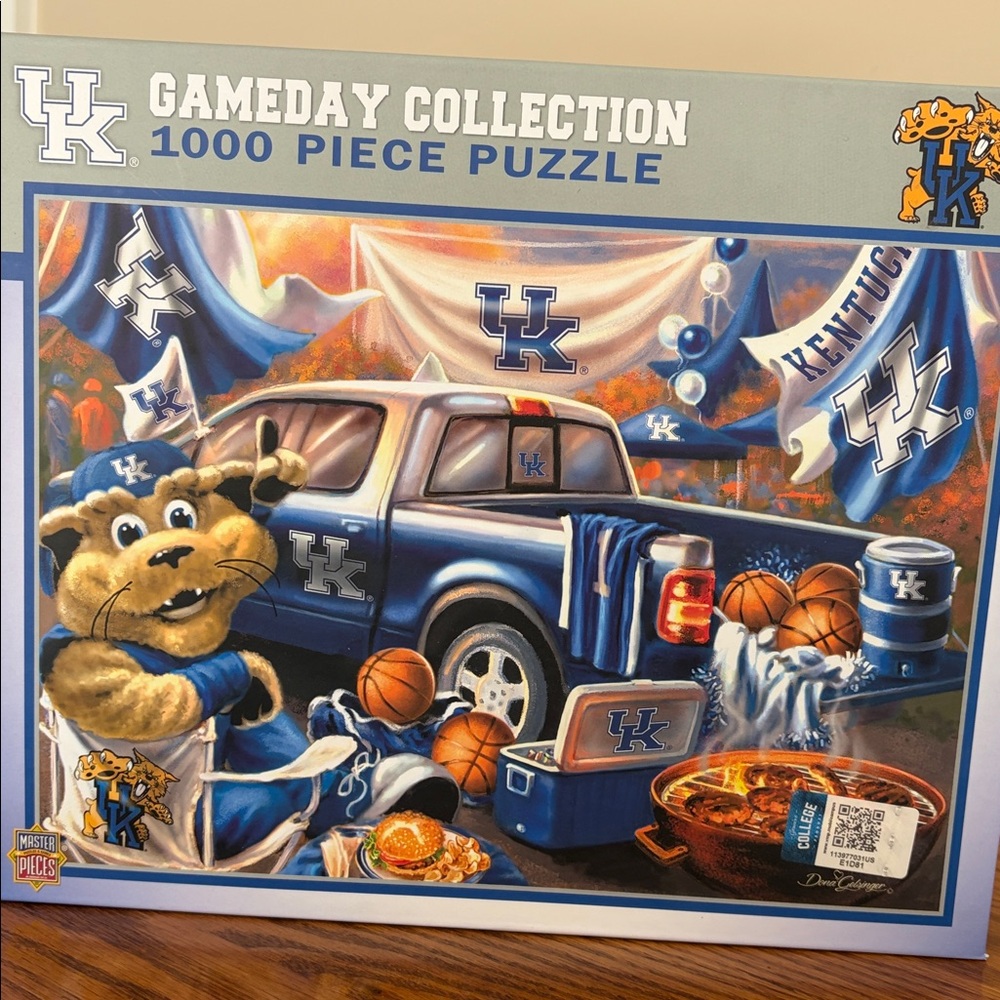 NWT Kentucky Wildcats Gameday Collection 1000 Piece Puzzle Scratch Tailgating